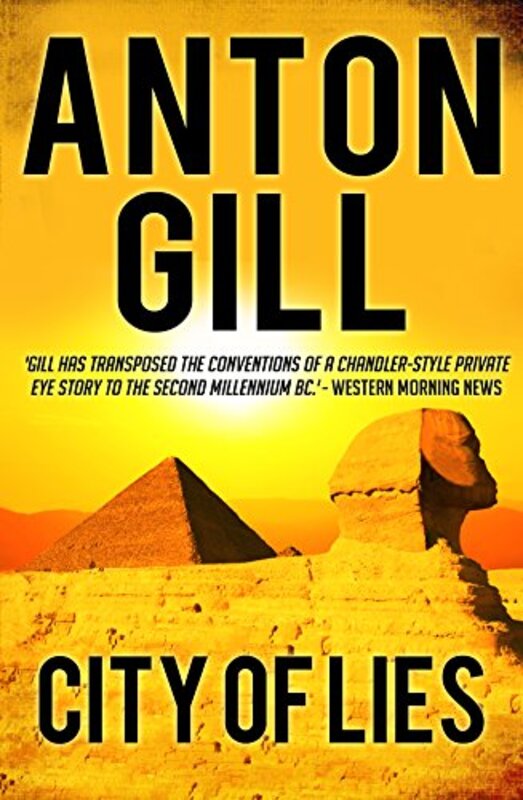 Book cover for "City of Lies" by Anton Gill