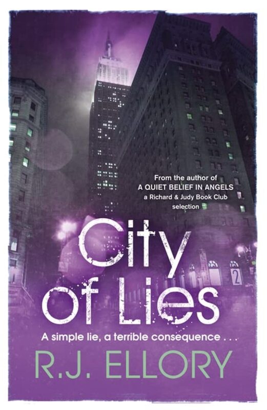Book cover for "City of Lies" by RJ Ellory
