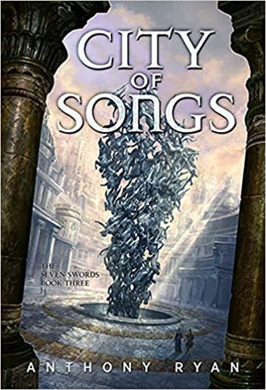 Book cover for "City of Songs" by Anthony Ryan