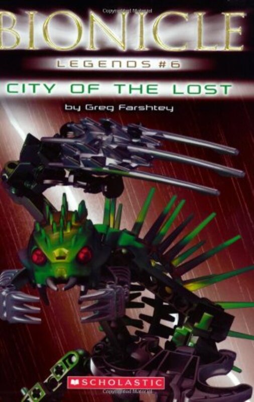 Book cover for "City of the Lost" by Greg Farshtey