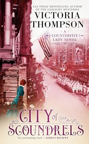 Book cover for "City of Scoundrels" by Victoria Thompson