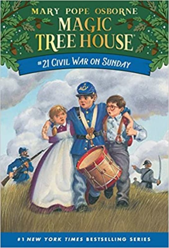 Book cover for "Civil War on Sunday" by Mary Pope Osborne
