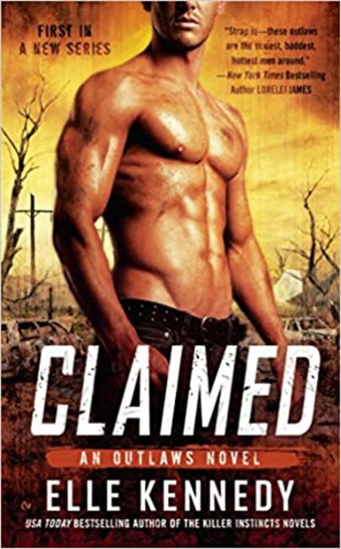 Book cover for "Claimed" by Elle Kennedy