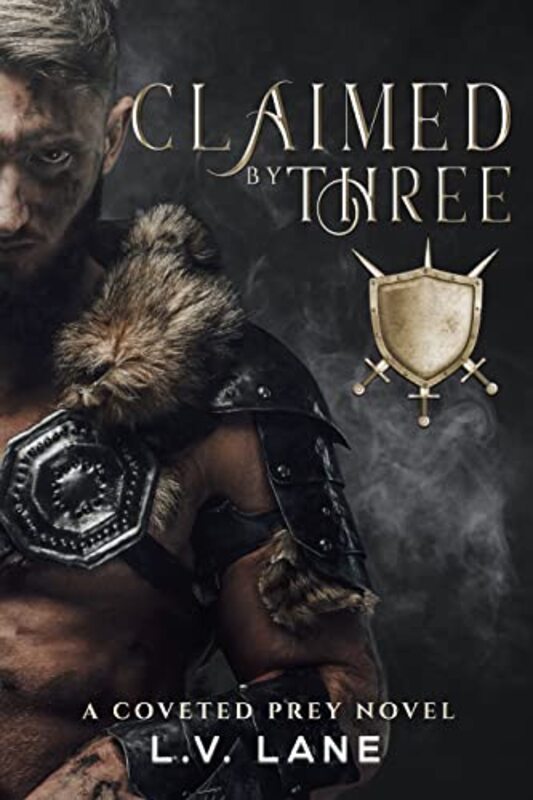 Book cover for "Claimed By Three" by LV Lane