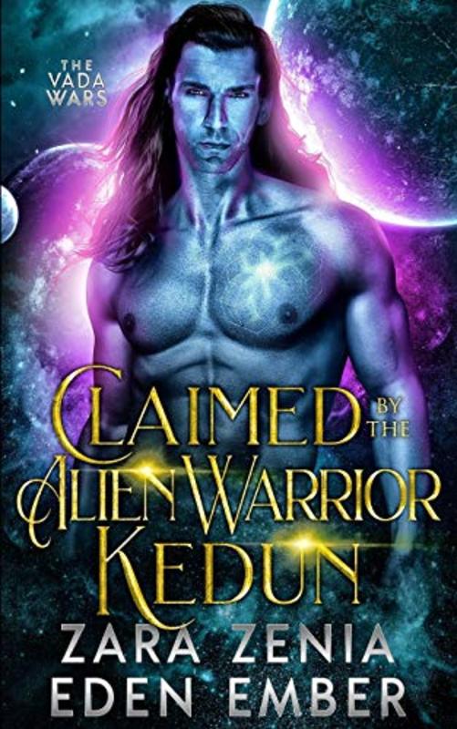 Book cover for "Claimed by the Alien Warrior Kedun" by Zara Zenia