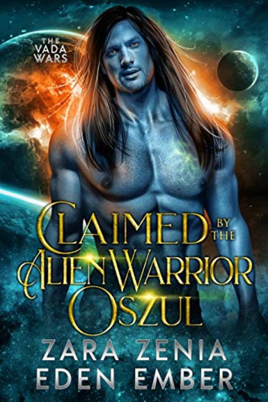Book cover for "Claimed by the Alien Warrior Oszul" by Zara Zenia