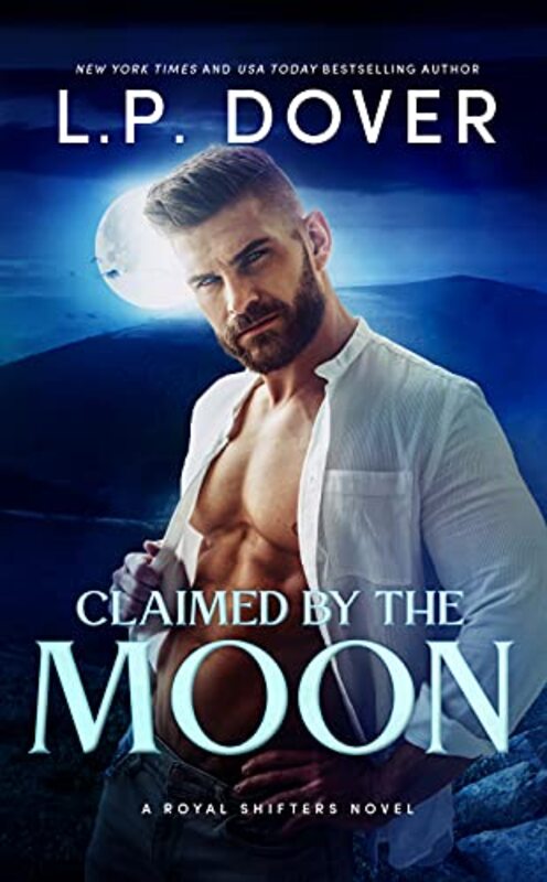 Book cover for "Claimed by the Moon" by LP Dover