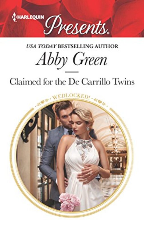 Book cover for "Claimed for the De Carrillo Twins" by Abby Green