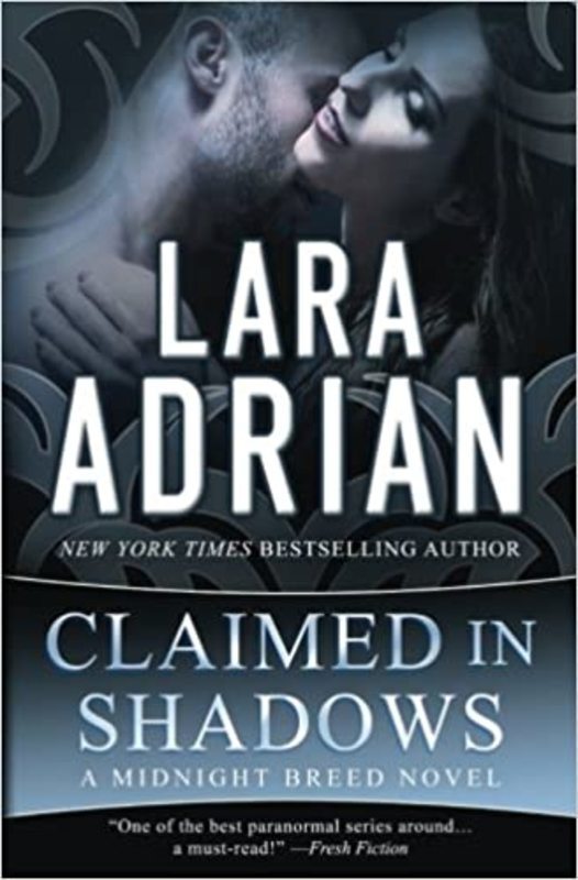 Book cover for "Claimed in Shadows" by Lara Adrian