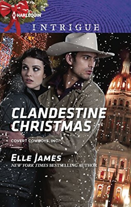 Book cover for "Clandestine Christmas" by Elle James