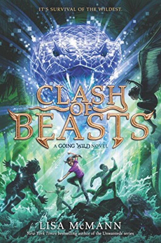 Book cover for "Clash of Beasts" by Lisa McMann