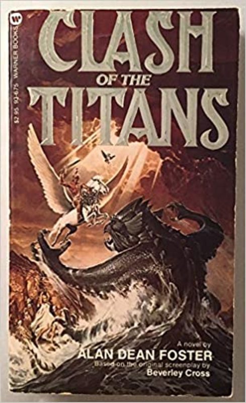 Book cover for "Clash of the Titans" by Alan Dean Foster
