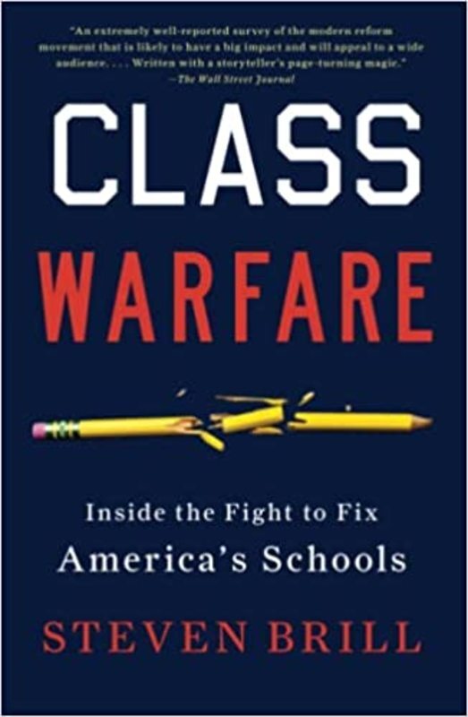 Book cover for "Class Warfare" by Steven Brill