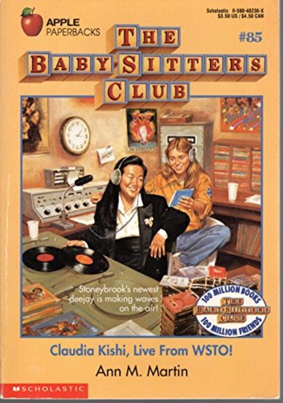 Book cover for "Claudia Kishi, Live From WSTO!" by Ann M Martin