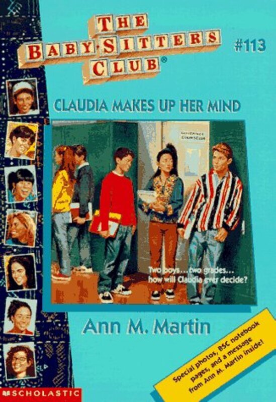 Book cover for "Claudia Makes Up Her Mind" by Ann M Martin