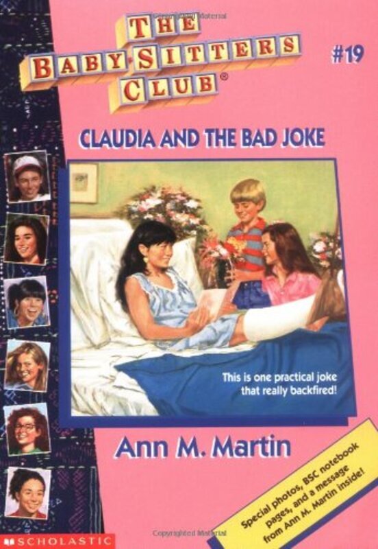 Book cover for "Claudia and the Bad Joke" by Ann M Martin