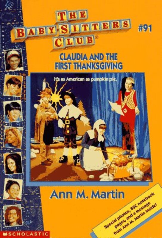 Book cover for "Claudia and the First Thanksgiving" by Ann M Martin