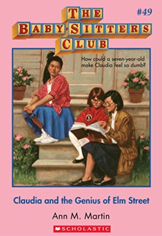 Book cover for "Claudia and the Genius of Elm Street" by Ann M. Martin
