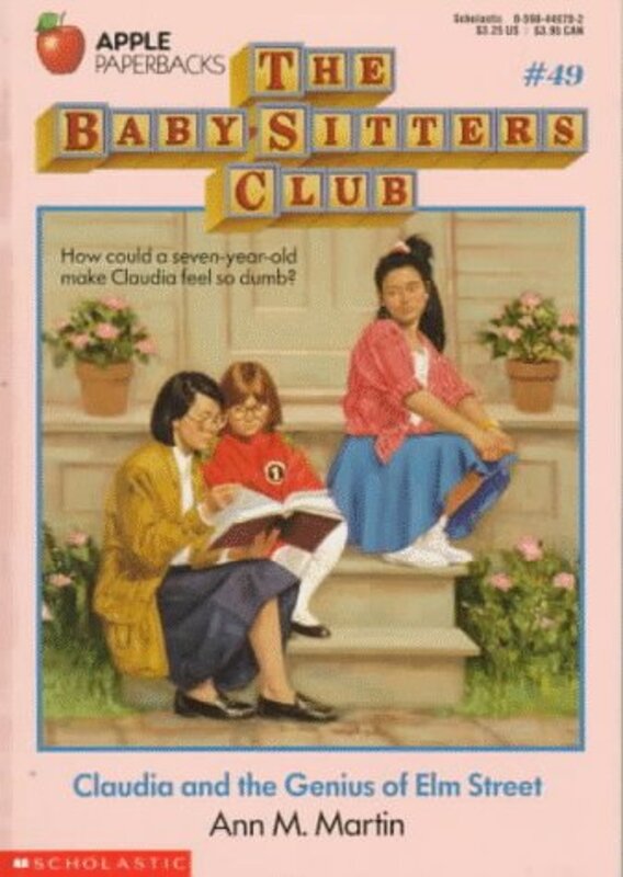 Book cover for "Claudia and the Genius of Elm Street" by Ann M Martin