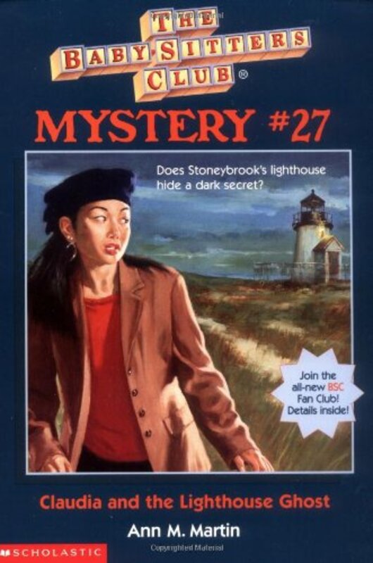 Book cover for "Claudia and the Lighthouse Ghost" by Ann M Martin