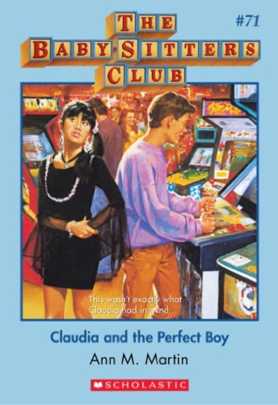 Book cover for "Claudia and the Perfect Boy" by Ann M. Martin