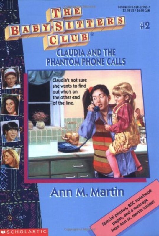 Book cover for "Claudia and the Phantom Phone Calls" by Ann M Martin