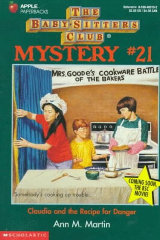 Book cover for "Claudia and the Recipe for Danger" by Ann M Martin
