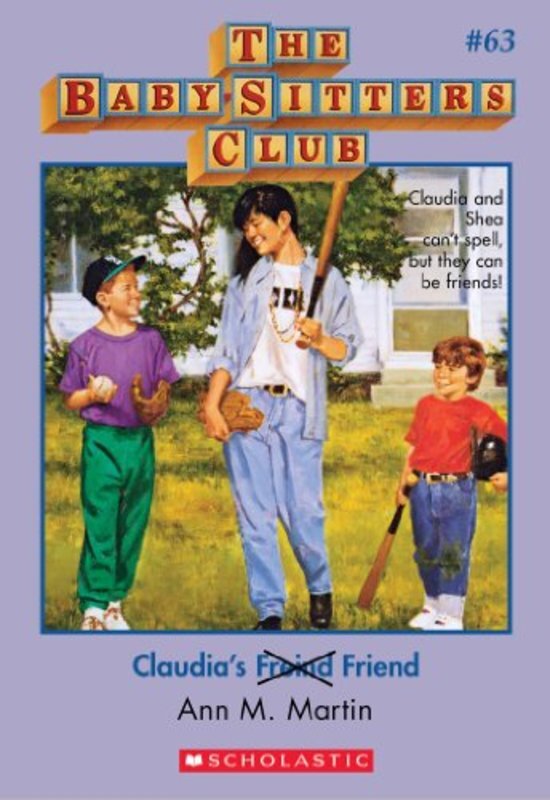 Book cover for "Claudia's Friend" by Ann M. Martin