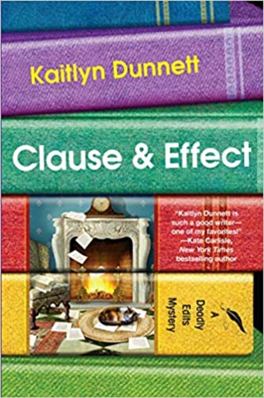Book cover for "Clause and Effect" by Kathy Lynn Emerson