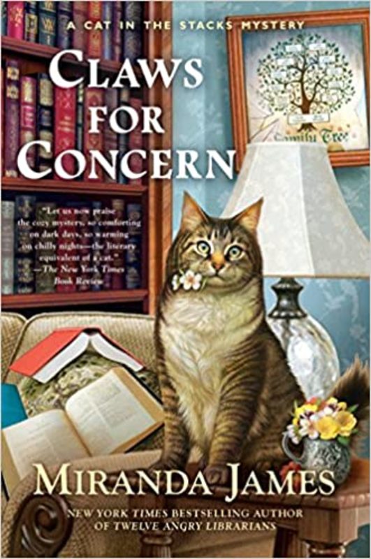 Book cover for "Claws for Concern" by Miranda James
