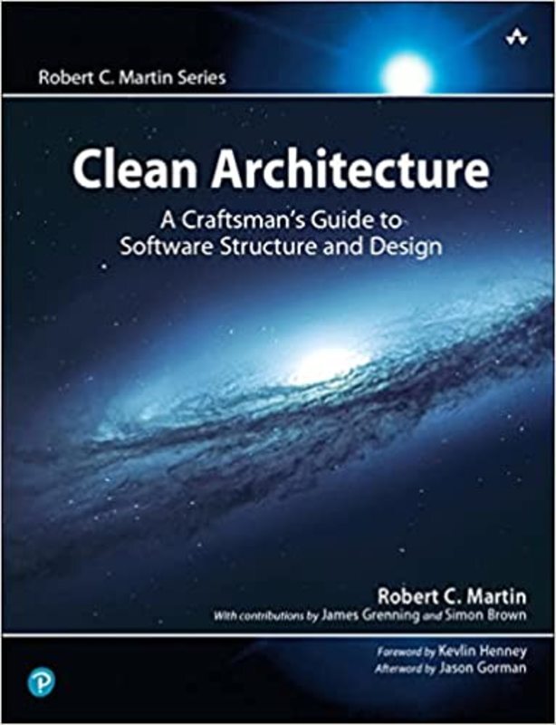 Book cover for "Clean Architecture" by Robert C. Martin