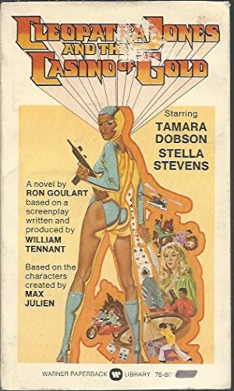 Book cover for "Cleopatra Jones and the Casino of Gold" by Ron Goulart