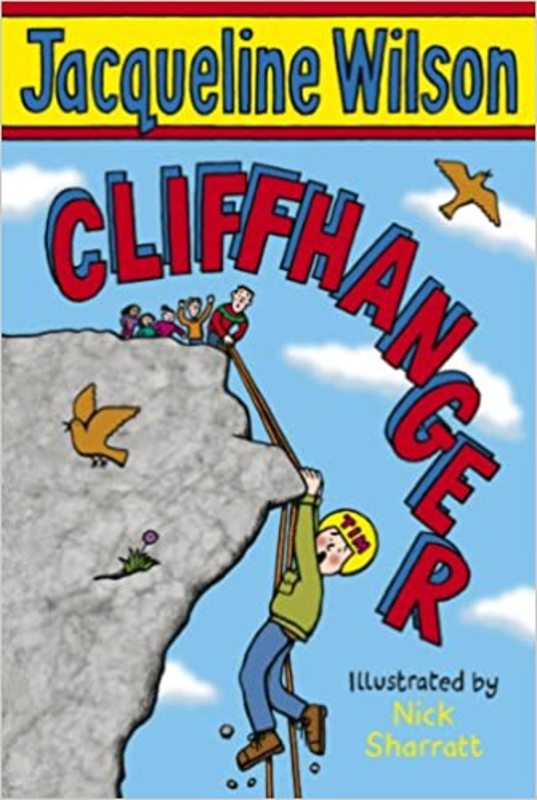 Book cover for "Cliffhanger" by Jacqueline Wilson