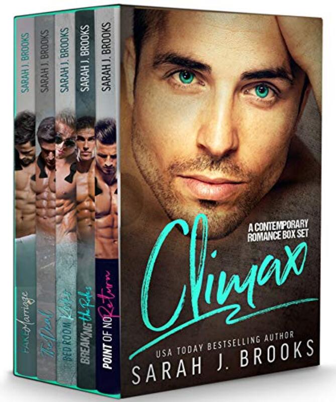 Book cover for "Climax: A Contemporary Romance Box Set" by Sarah J Brooks