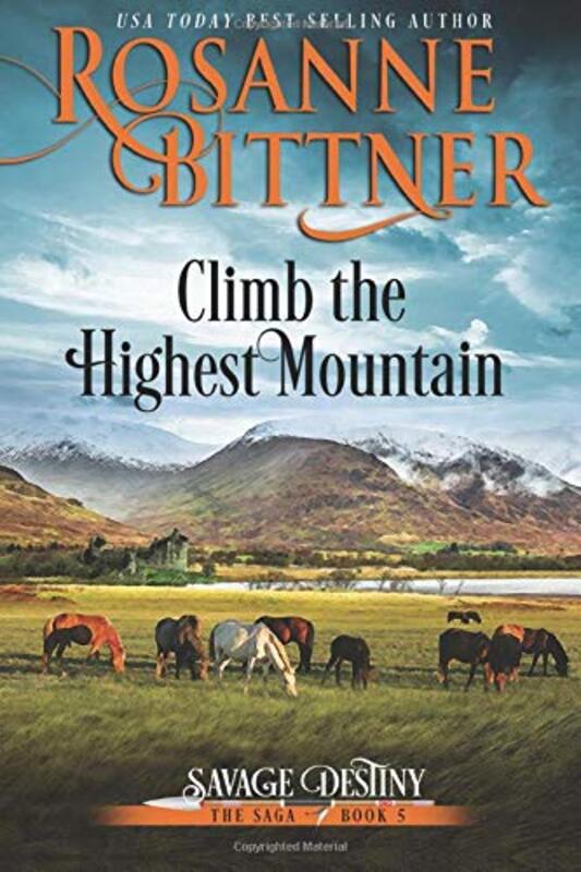 Book cover for "Climb the Highest Mountain" by Rosanne Bittner
