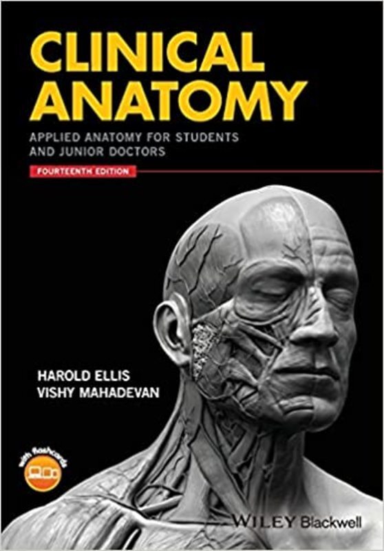 Book cover for "Clinical Anatomy" by Harold Ellis