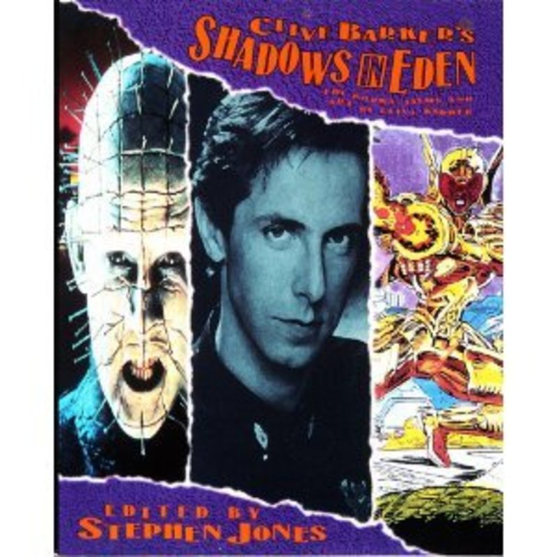 Book cover for "Clive Barker's Shadows in Eden" by Clive Barker