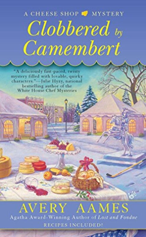 Book cover for "Clobbered by Camembert" by Daryl Wood Gerber
