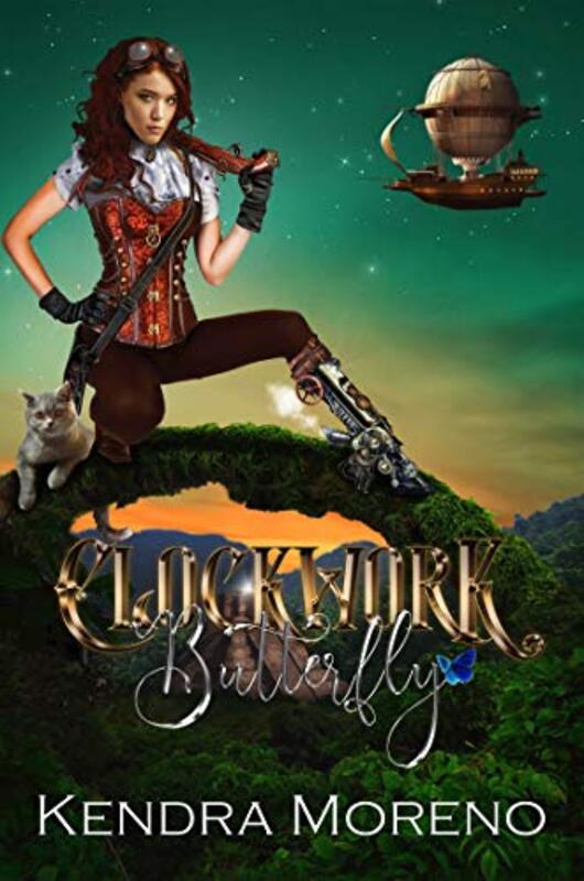 Book cover for "Clockwork Butterfly" by Kendra Moreno