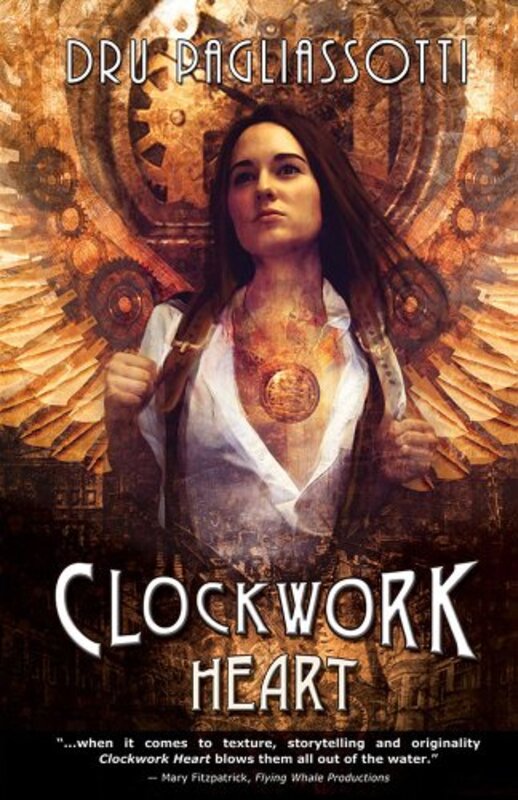 Book cover for "Clockwork Heart" by Dru Pagliassotti