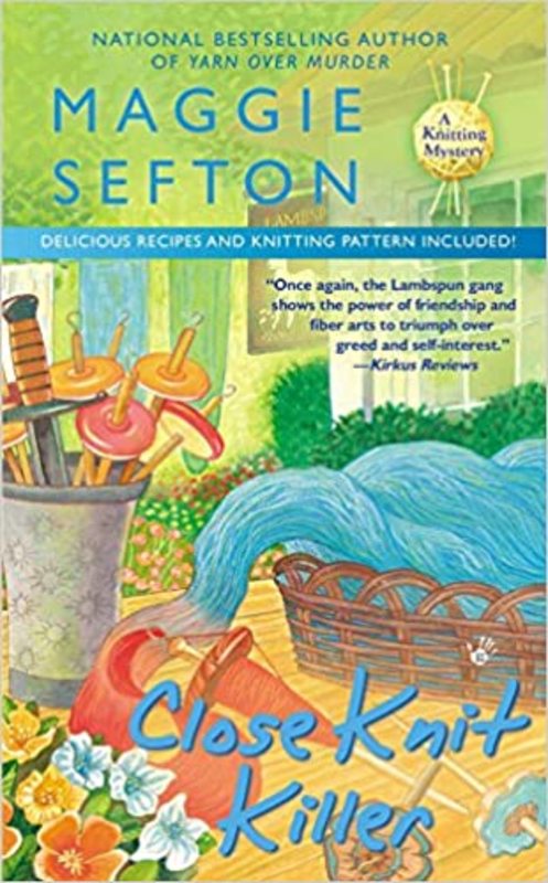Book cover for "Close Knit Killer" by Maggie Sefton