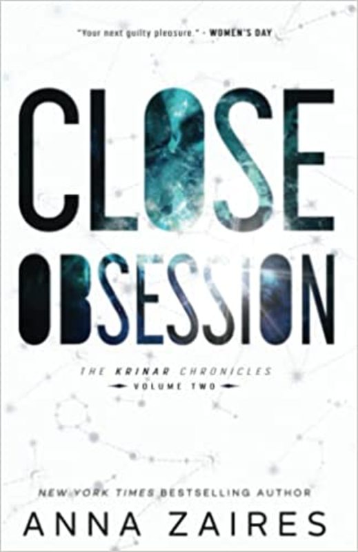 Book cover for "Close Obsession" by Anna Zaires