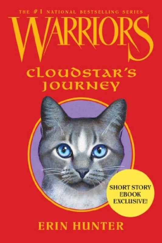Book cover for "Cloudstar's Journey" by Erin Hunter