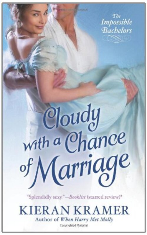 Book cover for "Cloudy With A Chance Of Marriage" by Kieran Kramer