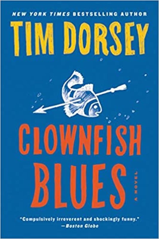 Book cover for "Clownfish Blues" by Tim Dorsey