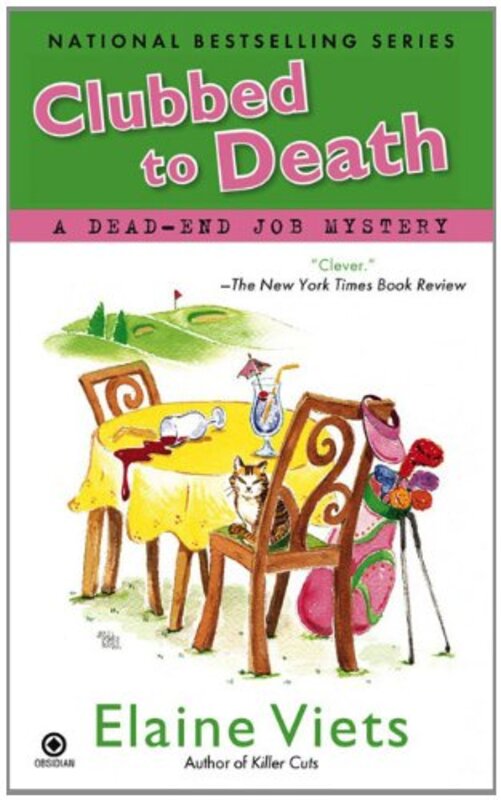 Book cover for "Clubbed to Death" by Elaine Viets