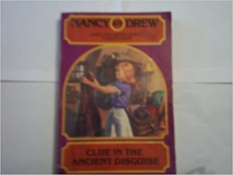 Book cover for "Clue in the Ancient Disguise" by Mildred A Wirt
