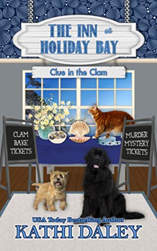 Book cover for "Clue in the Clam" by Kathi Daley