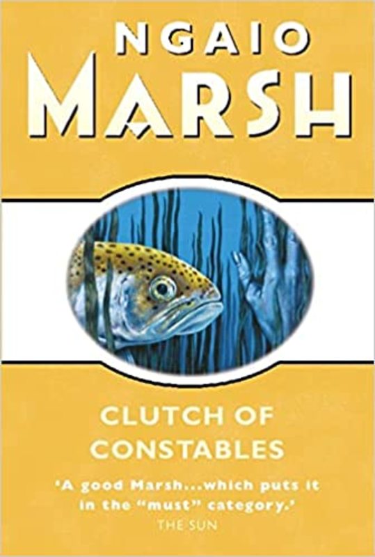 Book cover for "Clutch of Constables" by Ngaio Marsh