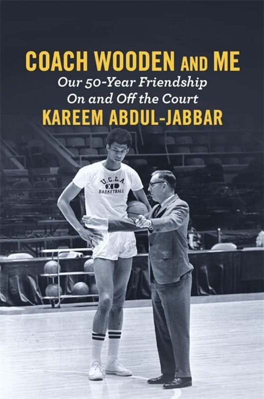 Book cover for "Coach Wooden and Me" by Kareem Abdul Jabbar